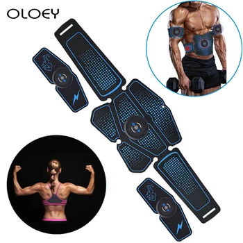 

Abdominal Muscle Stimulator Hip Trainer Massage Effective Fat Burning Easy Operate Home Fitness Gym Belt Exercise USB Charging