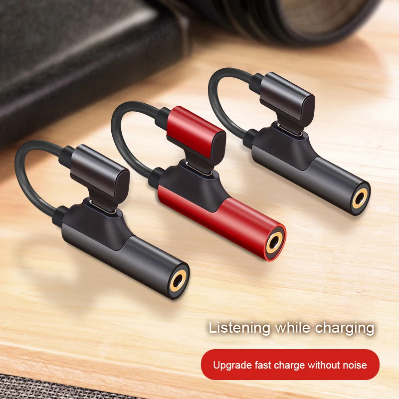 Подслушивающий зарядный кабель 2 в 1 type C до 3,5 мм разъем для зарядки наушников конвертер для Xiaomi 6 huawei P20USB type-C аудио адаптер