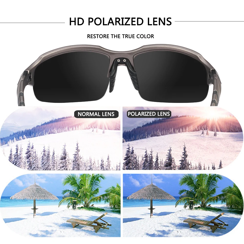 POLARSNOW брендовые поляризованные солнцезащитные очки для мужчин и женщин, солнцезащитные очки для рыбалки, вождения, брендовая дизайнерская оправа