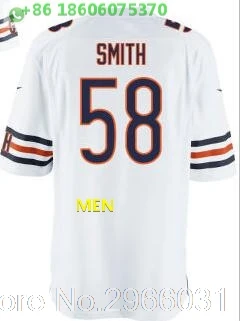 For men А+++ Качественная мужская футболка для взрослых Roquan Smith 58 Chicago - Цвет: For men