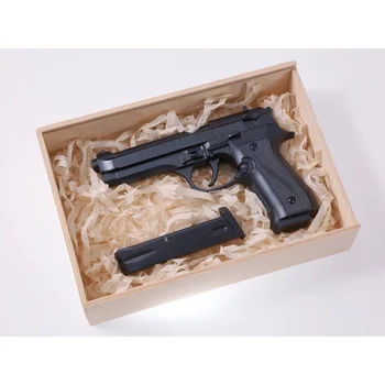 

Chocolate gun Beretta 92 black in the set