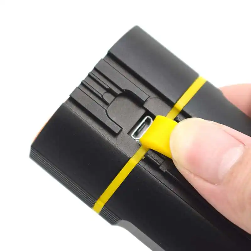 WasaFire 2* XML-T6 светодиодный велосипедный передний светильник USB велосипедный флэш-светильник 5 режимов велосипедный головной светильник фонарь+ крепление на руль+ задний светильник