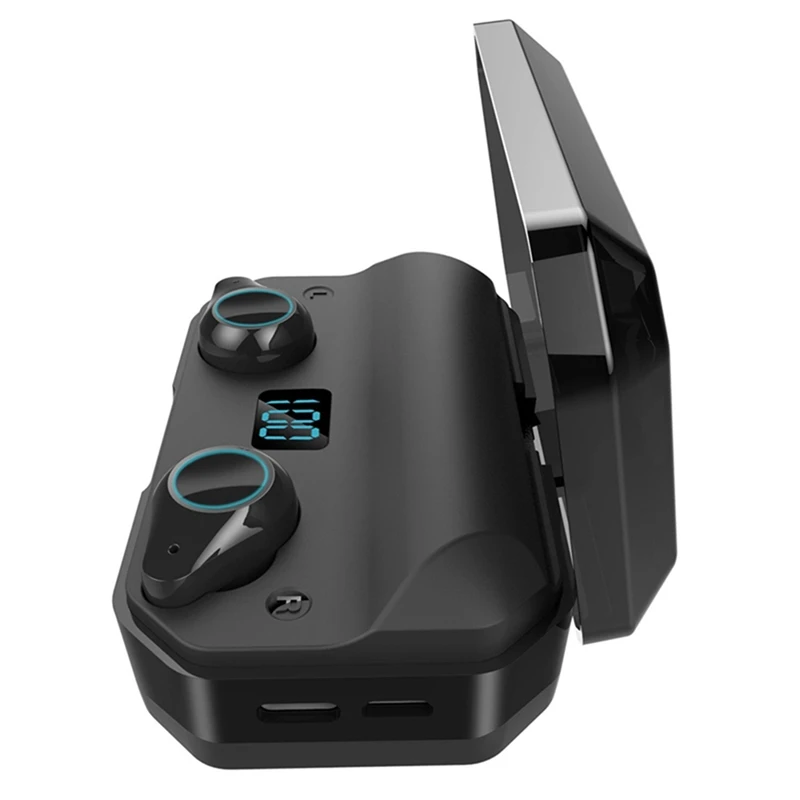 Bluetooth 5,0 наушники 9D стерео беспроводные наушники для T9 TWS IPX7 водонепроницаемый 7000 мАч светодиодный умный внешний аккумулятор держатель для телефона