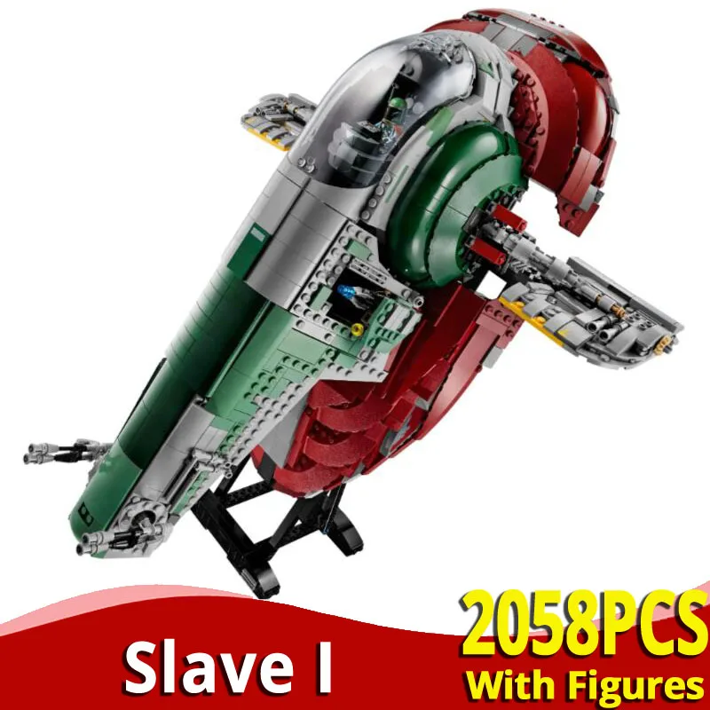 Lepinly 05037 строительные блоки Звездные войны фильм UCS Slave No1 совместимые 75060 DIY