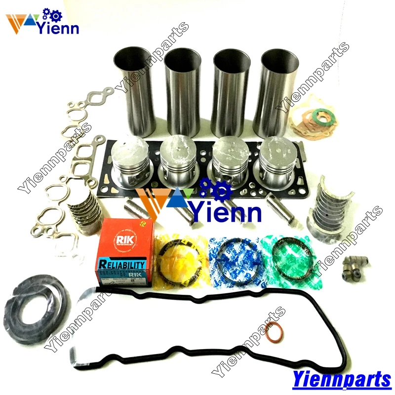 

For Nissan K25 Engine Overhaul Rebuild Kit Ring Piston Bearing Gasket Set Fits TCM Forklift Truck Gasoline Engine Spare Parts