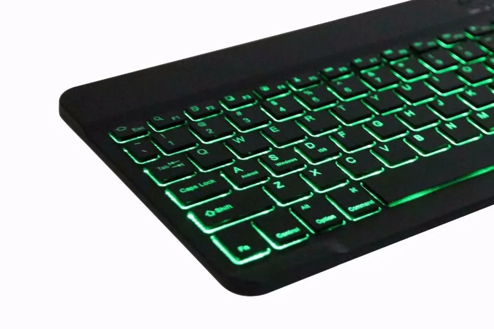 Мультяшный чехол из ткани с 7 подсветкой светильник-клавиатура для Apple IPad 9,7 Air 1 2 Pro 9,7 планшет Bluetooth клавиатура чехол