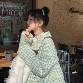 

2019 Artist Small Fragrance Female Coat Sweet Bowknot Decor Female Jacket Outwear