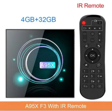 A95X F3 Тонкий Смарт ТВ приставка Amlogic S905X3 4 ГБ 32 ГБ 64 ГБ Android 9,0 ТВ приставка 1080P 4K 8K 2,4G и 5G двойная wifi приставка A95X F3 SLIM - Цвет: 4G32G