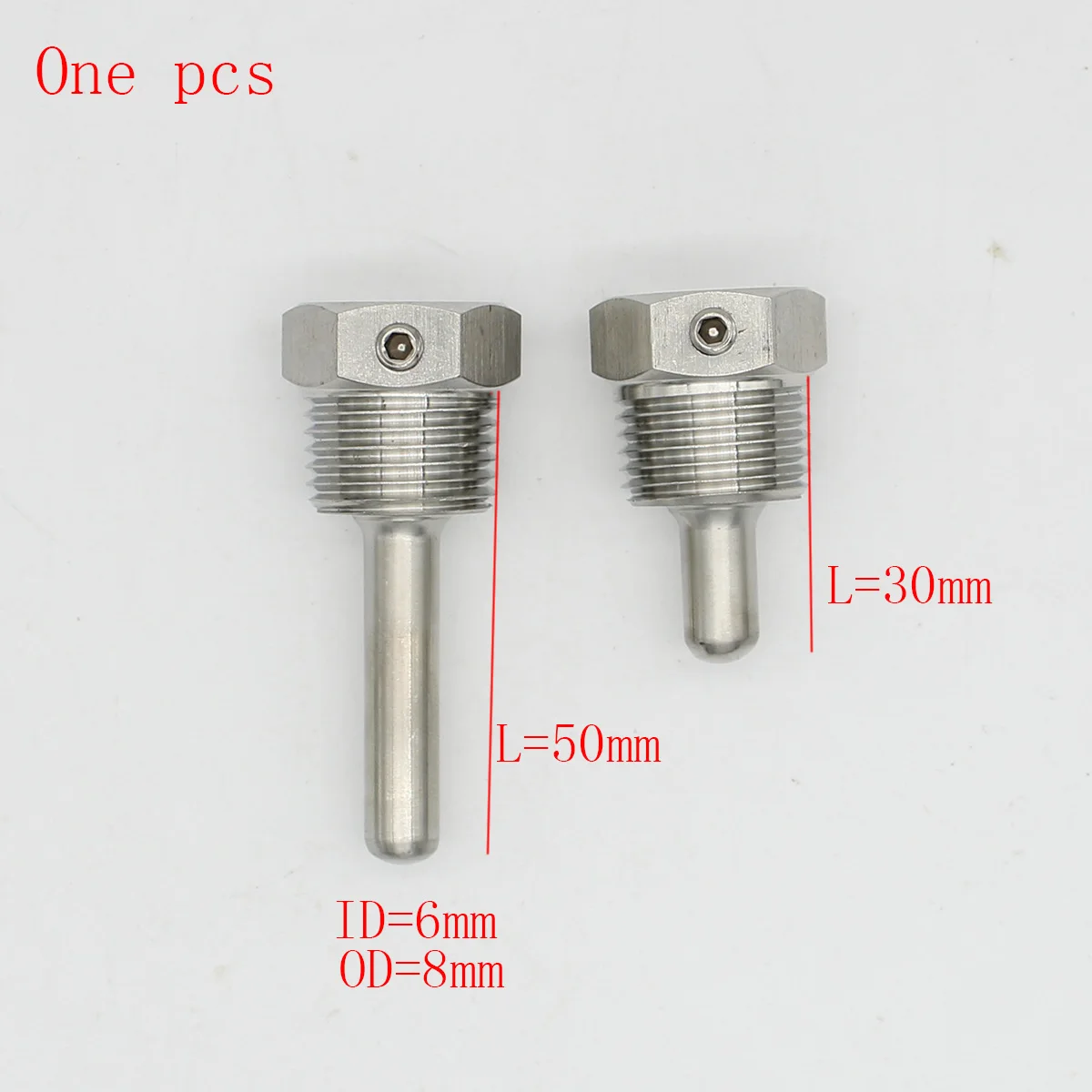 Погружные Датчики Thermowell втулка для термоколодок из нержавеющей стали 304 BSP 1/2