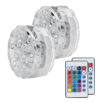 

Multi Color Underwater Swimming Pool Lamp Multi Color Submersible LED Underwater Light LED Remote Control Submersible Light