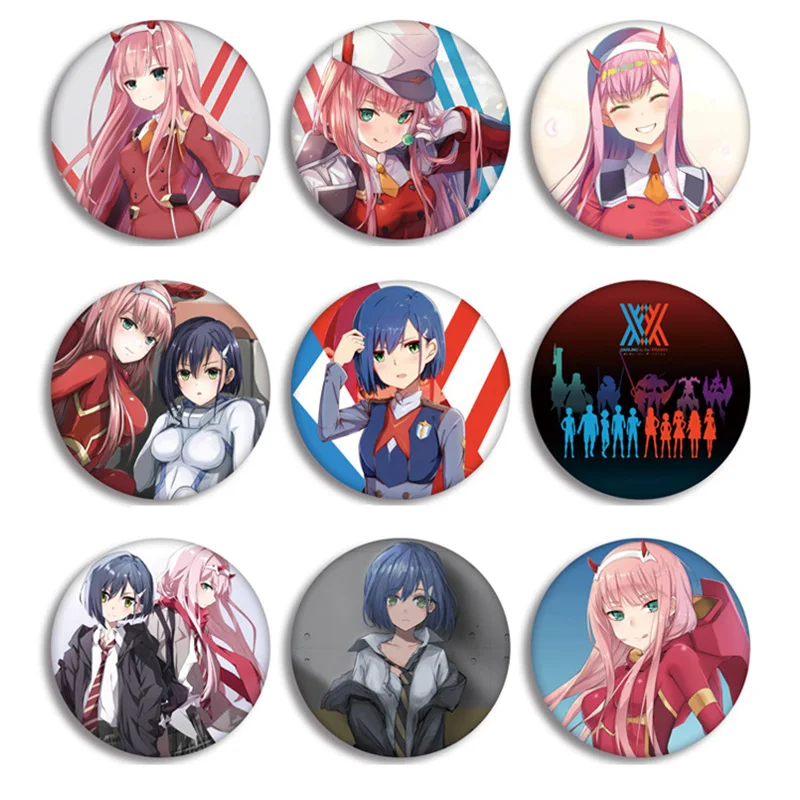 Горячая аниме дорогой значок косплея мультфильм DITF брошь булавки ювелирные