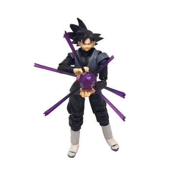 

Black Goku Super Saiyan Pink Joints Can Be Done Hand Action Figure Toy Statue Model Gift