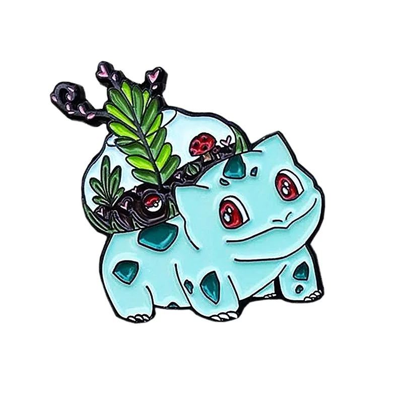 Bulbasaur Эмаль Булавка значок брошь