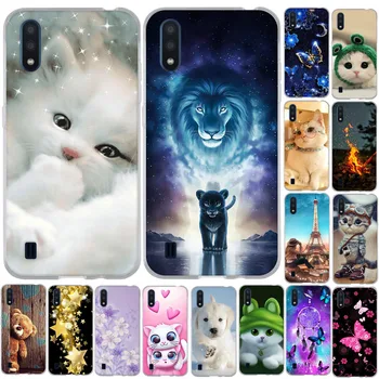 

Soft TPU Cover For Samsung Galaxy A01 Case Thin Silicone For Samsung Galaxy A01 Protective Capa Cover 5.7" Cartoon Pattern Funda