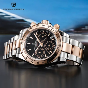 

PAGANI DESIGN Top Brand Luxury Men's Watches 100M Waterproof Sport Men Quartz Wristwatches Chronograph Automatic Watch Men Clock