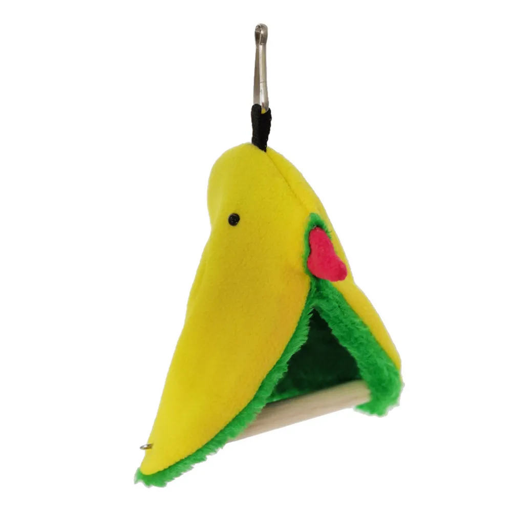 Bird House Bird Hammock Parrot Hammock Bird Nest Warm Thick Cotton Tunnel Cylinder Tent