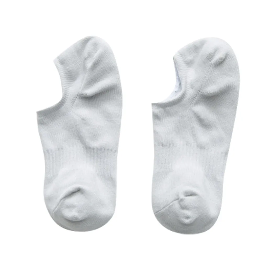 Gray 10 пар/лот, мужские носки-башмачки, однотонные невидимые неглубокие короткие носки, тапочки, лето-осень, облегающий дизайн, носки-башмачки для женщин - Цвет: Gray