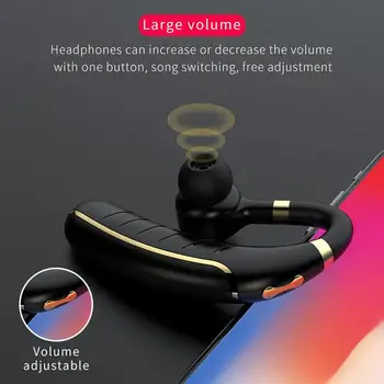 

Single Wireless Earphone Hook with Volume Control Noise Canceling Bluetooth 5.0 Earphone FC1 earphone for Android IOS