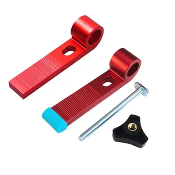 

Quick Acting Hold Down Clamps Device for T-Slot T-Track Woodworking Tool DIY Carpenter Pressboard Pressure Block
