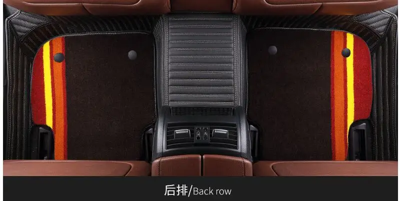 Двухслойные пользовательские автомобильные коврики для HONDA логотип HONDA Accord Fit Crosstour CR-V UR-V XR-V CRZ INSPIRE Civic Odyssey JADE авто