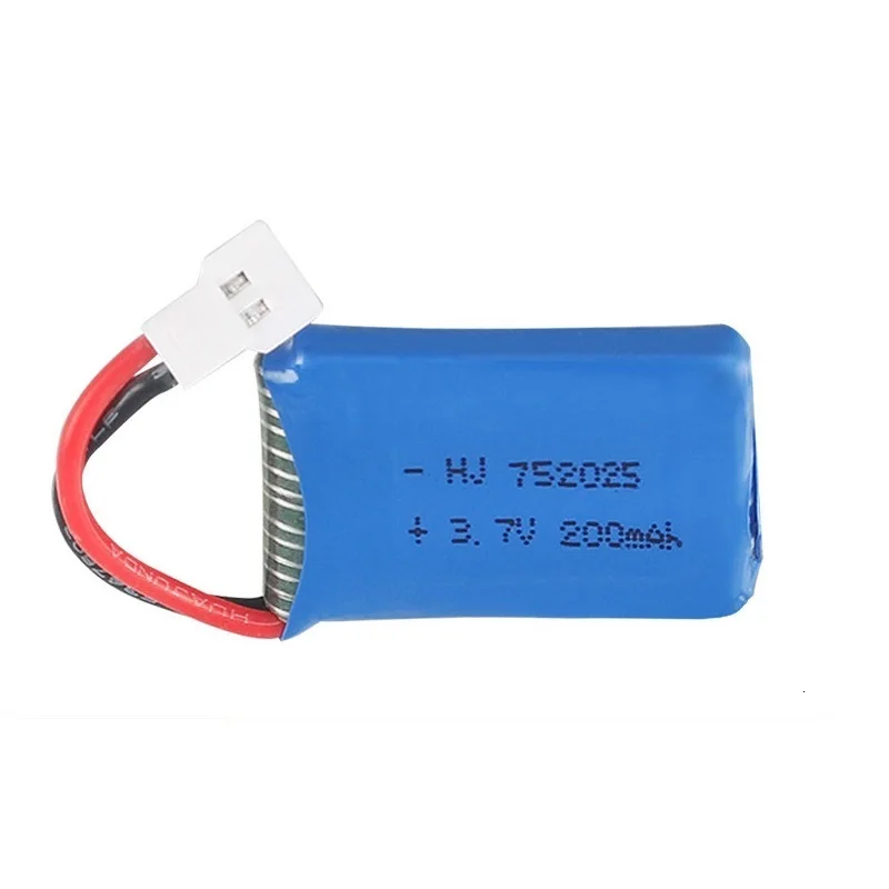 Батарея для Дронов Syma X4 X11 X13 RC 3,7 V 200mah LiPo батарея для Syma X4 X11 X13 RC Quadcopter части 752025 1-10 шт