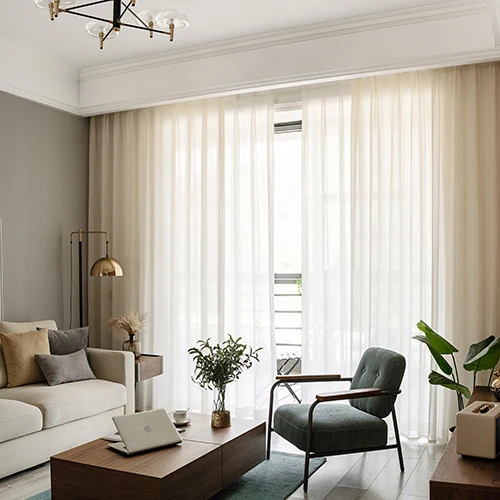 light brown Современные тюлевые оконные шторы для гостиной, спальни, одноцветные прозрачные шторы из вуали с ромбовидной решеткой для кухни, оконные шторы, панель - Цвет: light brown