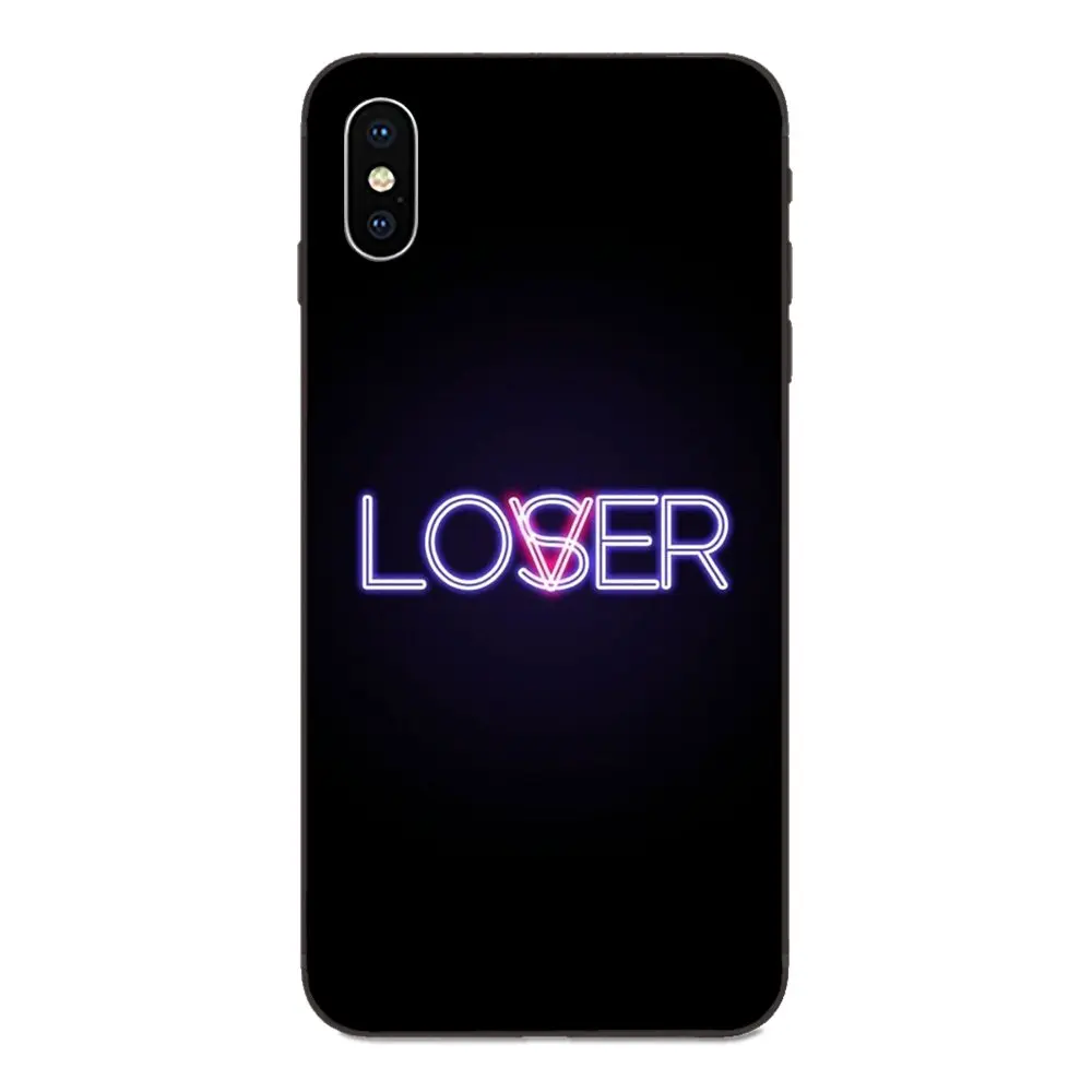 Черный фон флуоресцентный шрифт неоновые для Huawei Honor 5A 6A 6C 7A 7C 7X 8A 8C 8X9 10 P8 P9 P10 P20 P30 Мини Lite рlus
