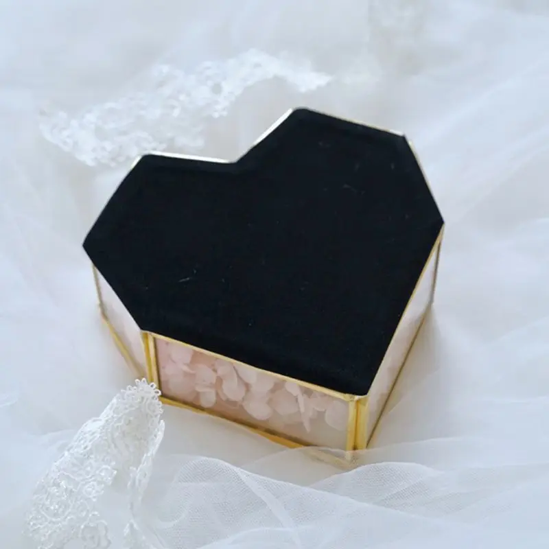 Коробка для свадебного кольца, коробка для хранения, стеклянные украшения для террариума, коробка для зелени, стеклянное кольцо, Подарочная коробка для суккулентов, стеклянная коробка для ювелирных изделий