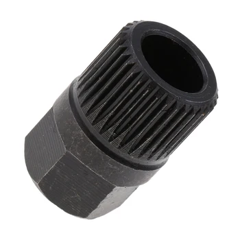 

Hot V-Belt Pulley Removal Alternator Socket Center Bolt Removal Tool 33 Teeth Fit for VW Audi Mercedes BMW Volvo