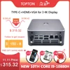 TOPTON горячий мини ПК Windows 10 Intel i9 10880H 8 ядер 16 ниток 2 * DDR4 2 * M.2 NVME 2 * Lan Barebone PC DP HDMI HTPC NUC 4K компьютер ► Фото 1/6