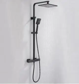thermostat shower D Dofaso chorme или черный термостат для ванной, безопасный для семьи термостат для душа, смеситель для душа 5 лет, гарантия качества vavle - Цвет: thermostat shower D