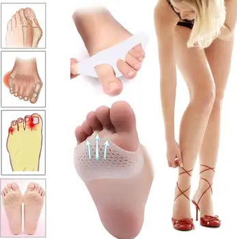 

Silicone Gel Honeycomb Forefoot Pads for Women High Heel Half Yard Insole Front Foot Blister Toes Inserts