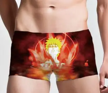one piece shorts Korsky Naruto Akatsuki Uchiha Itach MEN BOY Man panties MEN underwear boxers panies Underpants gym shorts - Цвет: STYLE7