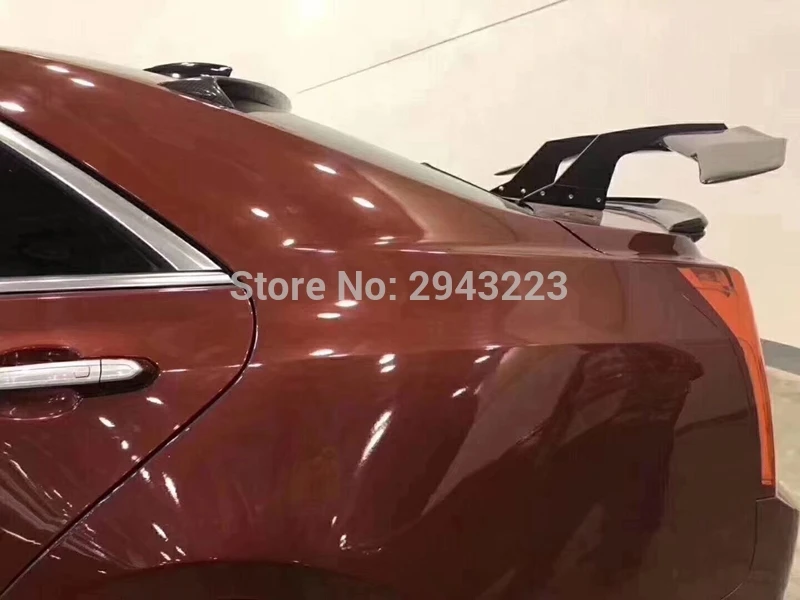 Автомобильный Стайлинг для Cadillac 2006- ATSL CTS XTS спойлер высокого качества из углеродного волокна задний багажник спойлер на крышу крыло