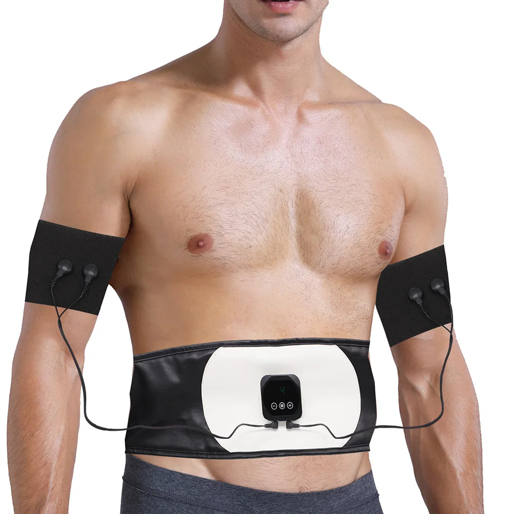 

Trainer Body Slimming Muscle Stimulator Electrical Vibration With Screen Exercise Fitness Belt Gym Weight Loss Waist Support