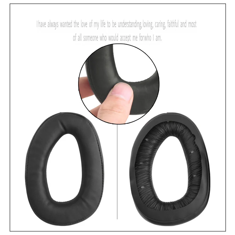 Protein Leather Ear Pads Cushions for Sennheiser GSP300 GSP 301 302 303 350 Headphone Earpad Ear Cushions Earmuffs Caps Covers