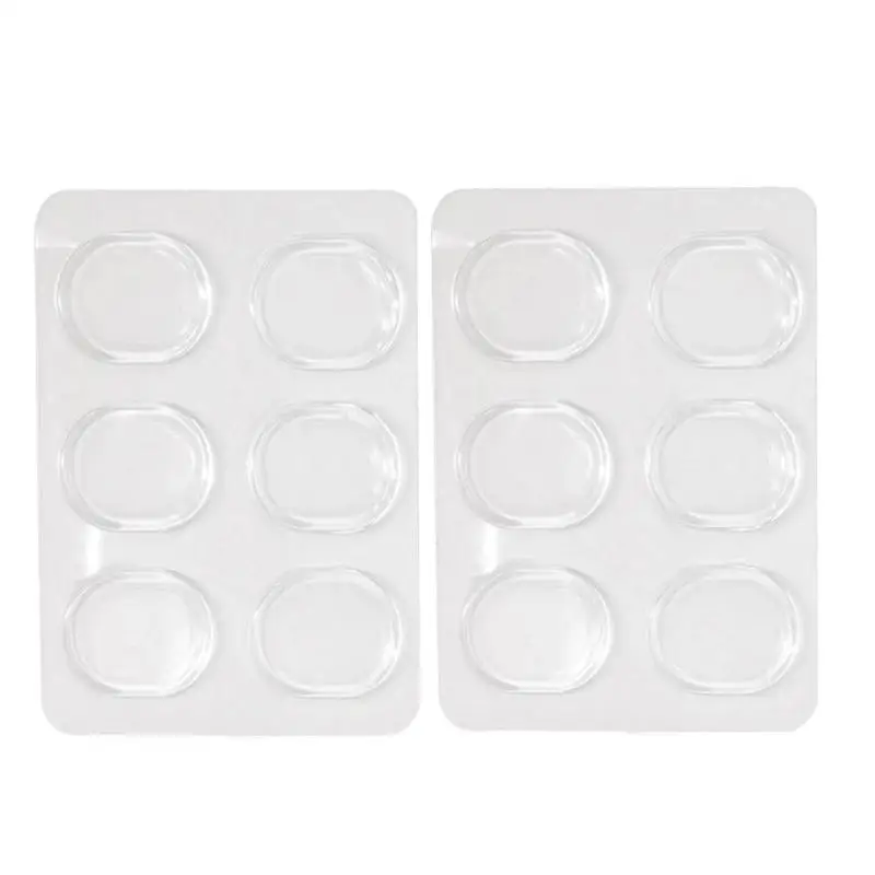 12pcs Silicone Snare Drum Mute Pads Transparent Silencer Damper Mufflers Musical Instruments Percussion Instruments Accessories
