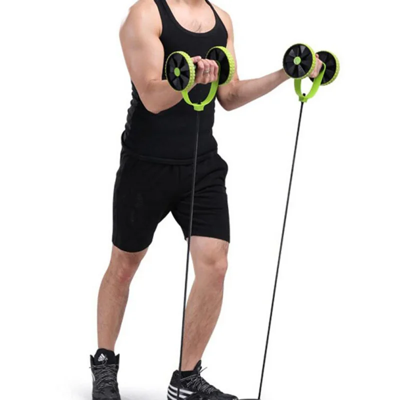 AB колеса роликов растягивающийся эластичный абдоминальный инструмент для веревки для тренажер брюшной мышцы тренажеры для фитнеса