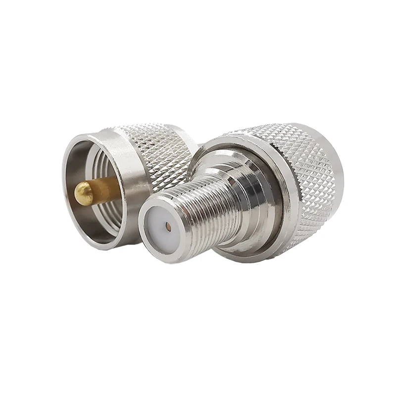 UHF PL-259 PL259 штекер для F Женский Разъем RF коаксиальный разъем с адаптером для ТВ антенны, RG6 кабель, Wi-Fi радио RG-6 кабель