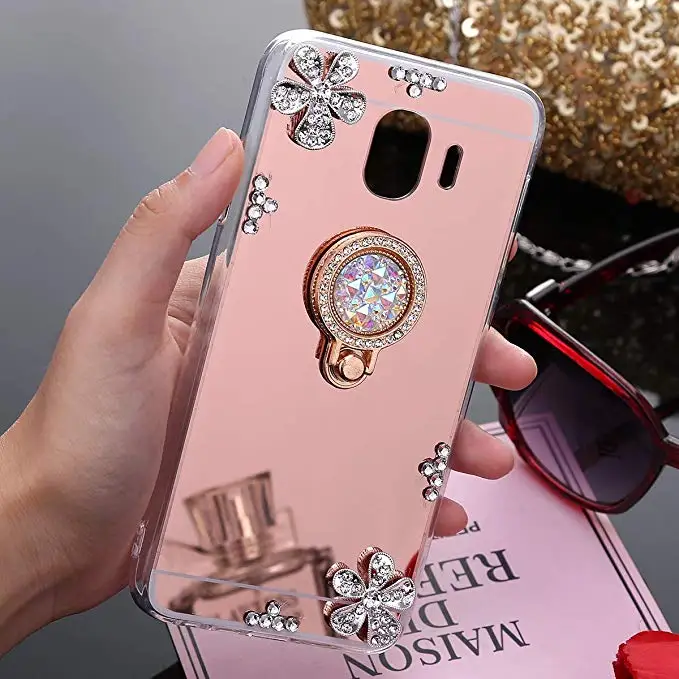 Чехол для телефона samsung Galaxy J4 2018 чехол Plus Prime Core мягкий 3D Блестящий зеркальный J400