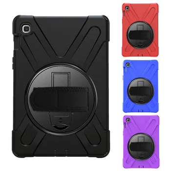 

Heavy Duty Shockproof Case for Samsung Galaxy Tab S5E 10.5 Inch 2019 with 360 Degree Rotation Stand, Hand Strap& Shoulder Strap