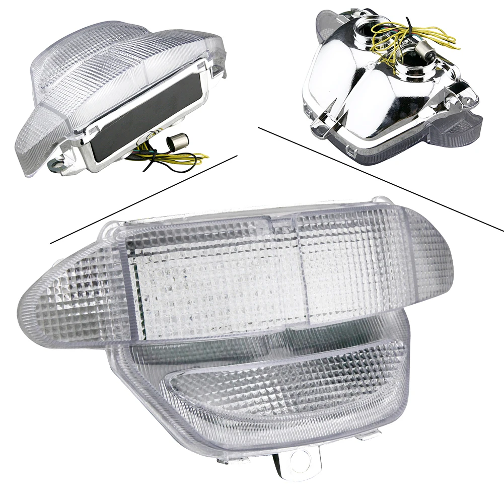 

E-Mark Integrated LED Tail Light + Turn Signals for Honda 1998 1999 CBR900RR Clear Motorcycle Parts and Accessories Manufacturer