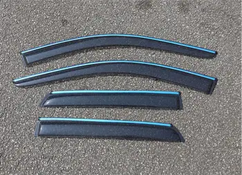 

High Quality Abs Car Window Rain Shield Shelters Cover Abs Sun Window Visor For Mg Zs 2017 -2018 Car Styling Accessories