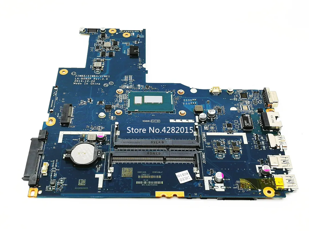 Материнская плата FRU/PN 5B20G45932 для Lenovo B50-70 материнская ноутбука с SR1EF I5-4210U ZIWB2/ZIWB3/ZIWE1