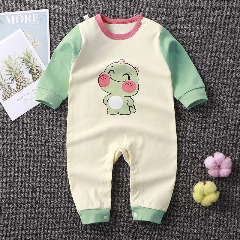 Hot Sales Baby Clothes Set Spring and Summer bodysuit Baby Boy Jumpsuit Baby girls Rompers Onesies Long Sleeve  Clothing Pajamas cheap baby bodysuits	 Baby Rompers