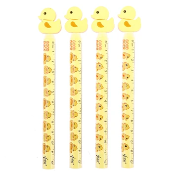 

1pc Creative Kawaii Cute Student Drawing Ruler Straight Ruler Study Measure Stationery School Office Supply Promotion Gift