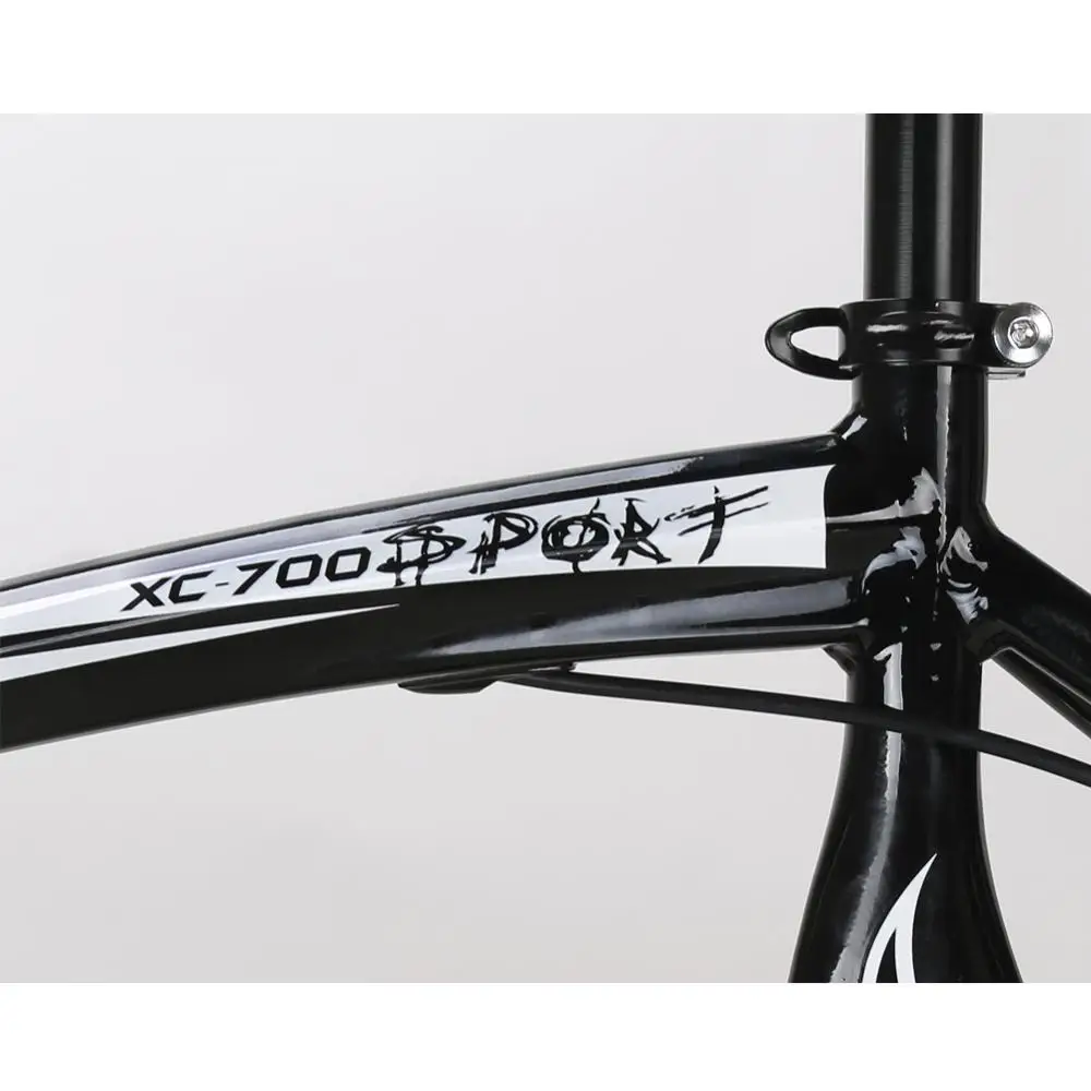 Cyrusher XC700 дорожный велосипед 700C светильник алюминиевая рама+ вилка+ руль велосипедный шоссейный скоростной велосипед гоночный мужской механический дисковый тормоз