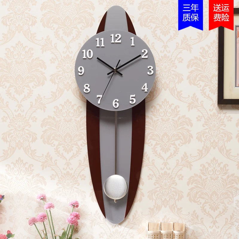 Настенные часы кухонные металлические Стеклянные современный дизайн