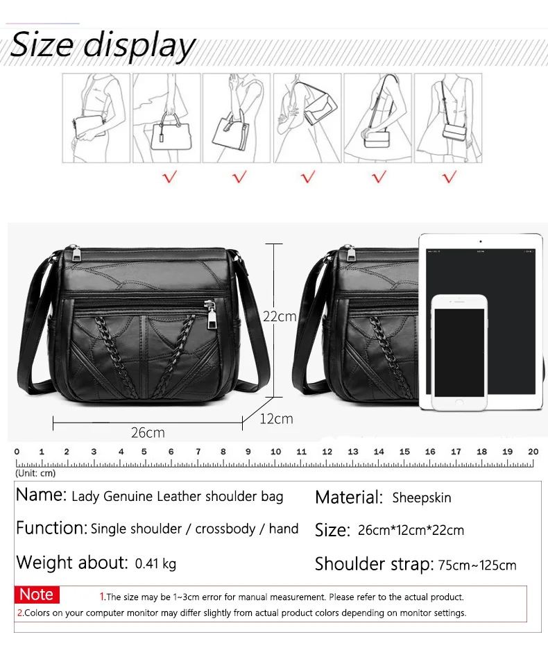 Настоящая сумка на плечо из овчины роскошные сумки женские сумки дизайнерские сумки из натуральной кожи для женщин sac основные сумки-мессенджеры