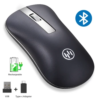 

Wireless Mouse Bluetooth Computer Mouse Gamer Silent Mouse Rechargeable Ergonomic Mice Wireless Type C USB Adapter For PC Laptop